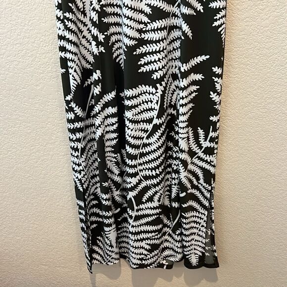 TALBOTS BOTANICAL MAXI SHIRTDRESS - Picture 12 of 13